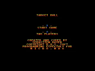 Target Ball — Amstrad CPC
