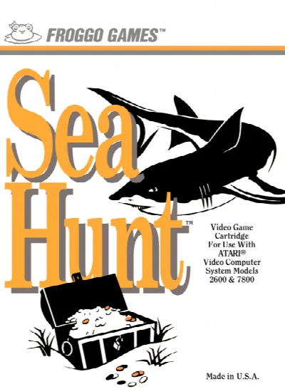 Sea Hunt ~ Scuba Diver (USA) — Atari 2600