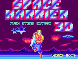 Space Harrier 3-D (USA, Europe, Brazil) (En) — Sega Master System