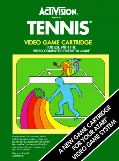 Tennis (USA) — Atari 2600