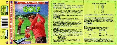 Konami's Golf — ZX Spectrum