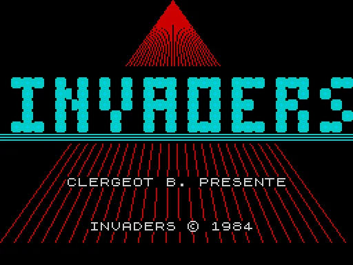 Invaders — ZX Spectrum — скриншот