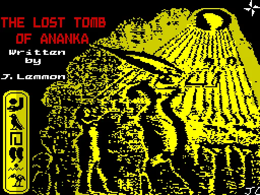The Lost Tomb of Ananka — ZX Spectrum — скриншот
