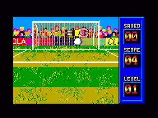 Penalty Soccer — Amstrad CPC — скриншот