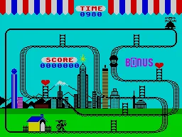 Kong Strikes Back — ZX Spectrum — скриншот