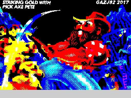 Pickaxe Pete — ZX Spectrum — скриншот