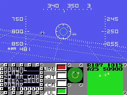 F-16 Fighting Falcon (USA) — Sega Master System — скриншот