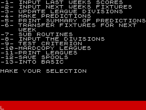 Spools — ZX Spectrum — скриншот