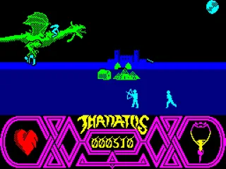 Thanatos — Amstrad CPC — скриншот