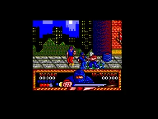 Shadow Warriors — Amstrad CPC — скриншот