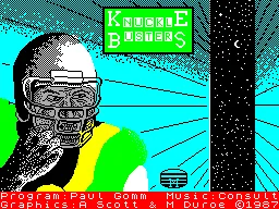 Knuckle Busters — ZX Spectrum — скриншот