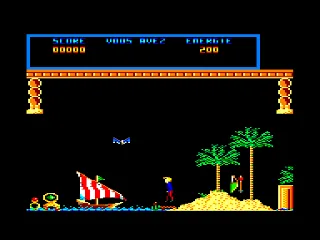 Talisman d'Osiris, Le — Amstrad CPC — скриншот