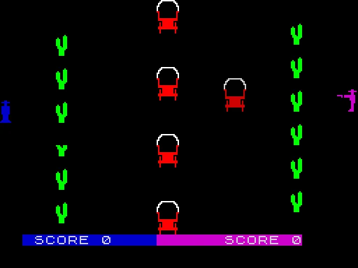 Shoot-Out — ZX Spectrum — скриншот