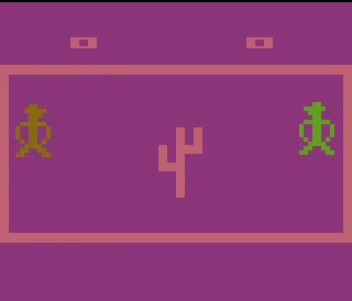 Outlaw (Europe) — Atari 2600 — скриншот