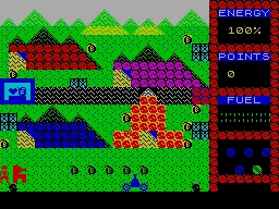 Galaxy Fighter — ZX Spectrum — скриншот