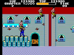 Hokuto no Ken (Japan) — Sega Master System — скриншот