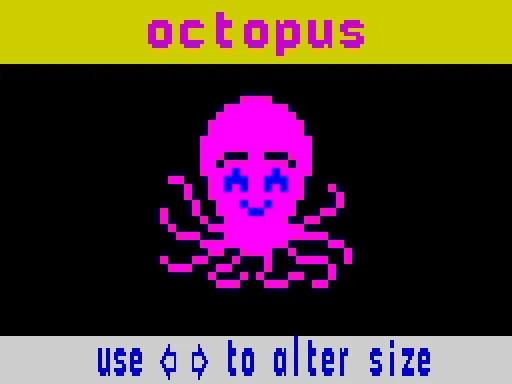 Picture Book — ZX Spectrum — скриншот