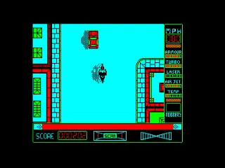 Street Hawk — Amstrad CPC — скриншот