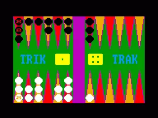 Trik Trak — Amstrad CPC — скриншот