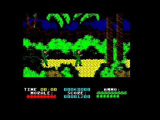 Platoon — Amstrad CPC — скриншот
