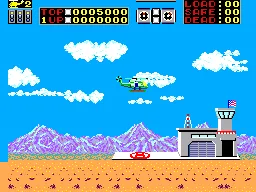 Choplifter (USA, Europe, Brazil) (En) — Sega Master System — скриншот