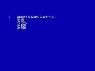 What IQ — Amstrad CPC — скриншот