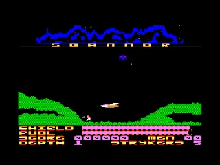 Subterranean Stryker — Amstrad CPC — скриншот
