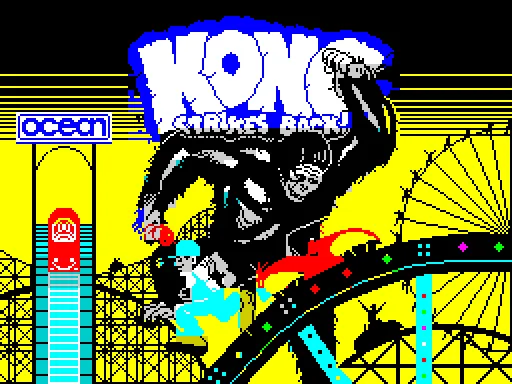 Kong Strikes Back — ZX Spectrum — скриншот