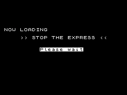 Stop the Express — ZX Spectrum — скриншот