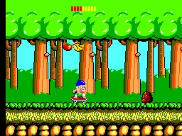 Wonder Boy (USA, Europe, Brazil) (En) (Rev 1) — Sega Master System — скриншот