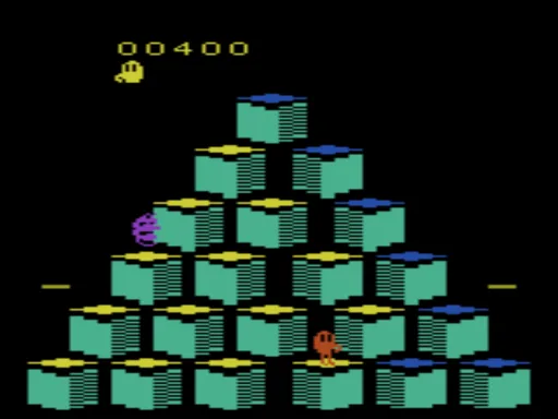 Q-bert (USA) — Atari 2600 — скриншот