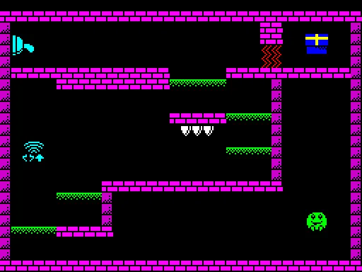 Sprouty — ZX Spectrum — скриншот