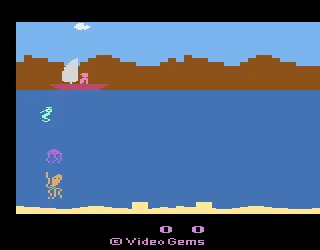 Treasure Below (Europe) — Atari 2600 — скриншот