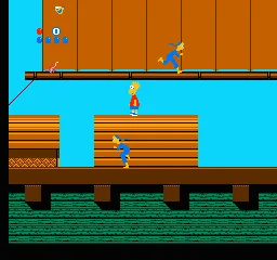 Simpsons, The - Bart vs. the World (USA) — Денди/Nintendo — скриншот