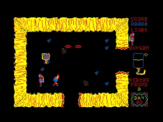 Timelord — Amstrad CPC — скриншот