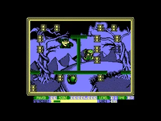 Super Seymour Saves the Planet — Amstrad CPC — скриншот