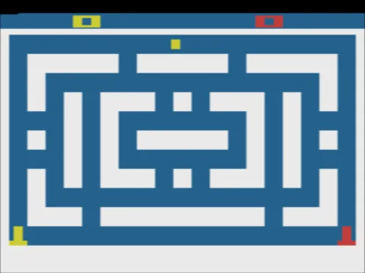 Slot Racers ~ Maze (USA) — Atari 2600 — скриншот