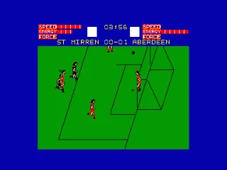Super Soccer — Amstrad CPC — скриншот