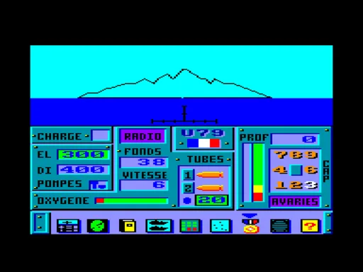 Blue War — Amstrad CPC — скриншот