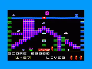 Space Mania — Amstrad CPC — скриншот