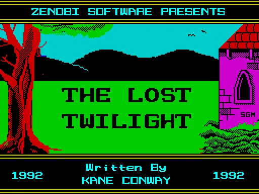 The Lost Twilight — ZX Spectrum — скриншот