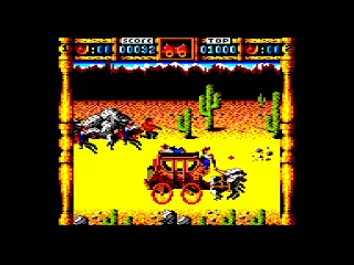 Wells & Fargo — Amstrad CPC — скриншот