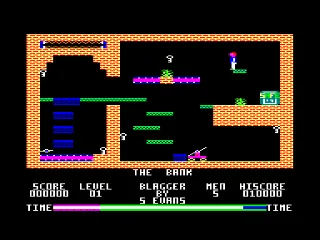 Blagger — Amstrad CPC — скриншот