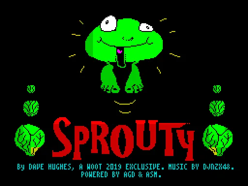 Sprouty — ZX Spectrum — скриншот