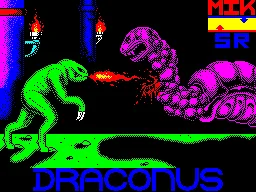 Draconus — ZX Spectrum — скриншот