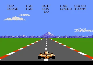 Pole Position II (USA) — Atari 7800 — скриншот