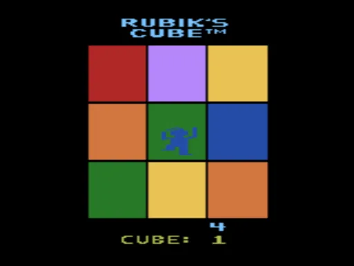Rubik's Cube (USA) — Atari 2600 — скриншот