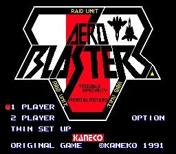 Air Buster (USA) — Sega Mega Drive — скриншот