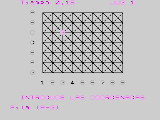 Galaxis — ZX Spectrum — скриншот