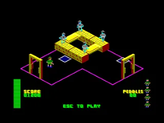 Ziggurat — Amstrad CPC — скриншот